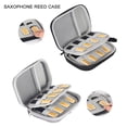 thumbnail image 5 of Saxophone Clarinet Tongue Box with Meshs Pocket Portable Sax Tongue Container Storage Cases Woodwind Instrument Accessory, 5 of 8