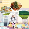 thumbnail image 5 of Cow Onesie Kids CANASOUR Animal Pajamas Polyester Cosplay Outfits for Girls and Boys 8-10 Years, 5 of 6