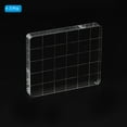 thumbnail image 3 of Uxcell Acrylic Stamp Block, 3 Pack Rectangular Shape with Grid Lines, 2.4x2", 3 of 6