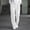 White, variant on WIZUTIZ Men's Drapey Relaxed Fit Dress Pants, Wrinkle-Resistant Straight Leg Business Casual Trousers for Office Work