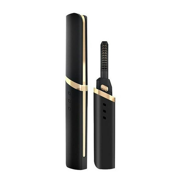 Qarigey Rizador de pestañas con calefacción, eléctrico portátil, 3 modos, dispositivo de rodillo de pestañas, instrumento de belleza de estilo de Pinceles de maquillaje y herramientas Qarigey CE013769-00B