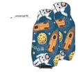 thumbnail image 6 of XMXT 2Pcs Car Seat Cover Decor Protector, Cartoon Universe Stickers Front Seat Covers for Cars SUVs, Universal Fit, 6 of 9