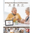 thumbnail image 3 of Reloj diurno digital Roxicosly para personas mayores con alarmas y recordatorios, 3 of 9