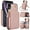 Rose Gold, variant on Crossbody Wallet Case for iPhone XR, RFID Blocking Zipper Handbag Purse Flip Cover, Kickstand Folio Case Card Slots Holder Wrist Strap Lanyard