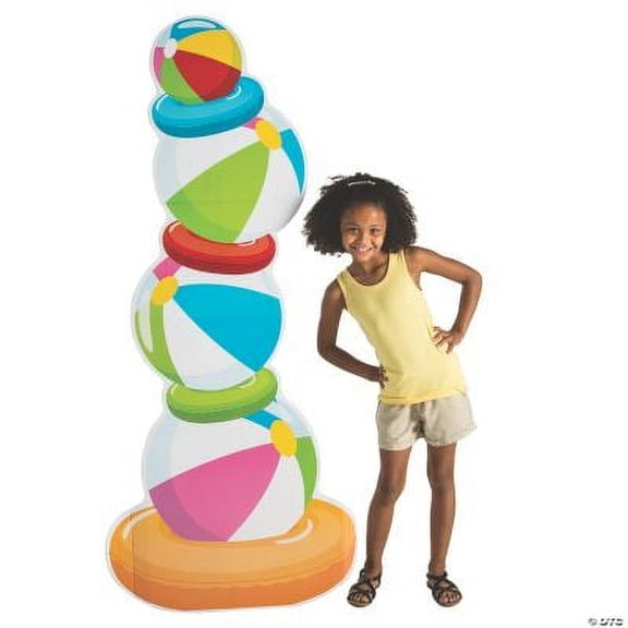 Pool Party Cardboard Stand-Up, Birthday, Party Decor, 1 Piece