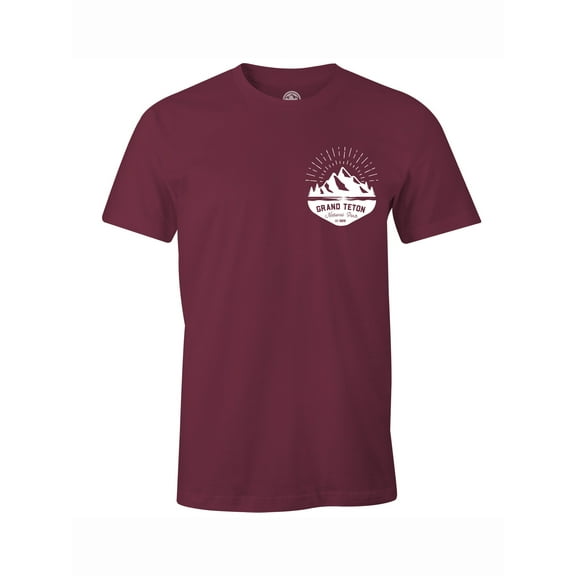 Gravity Outdoor Company Grand Teton AA USA Made T-Shirt - Cranberry - Medium
