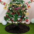 thumbnail image 2 of Falda de árbol de Navidad AMZLOKAE lentejuelas negras 122 cm, 2 of 7