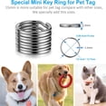 thumbnail image 6 of DESIGNICE Split Key ring Assorted, 5 Sizes (1/2 inch, 3/4 inch,1 inch, 1.25 inch, 1.38 inch), for Dog Pet Collar DIY Tag Jewelry, 6 of 7
