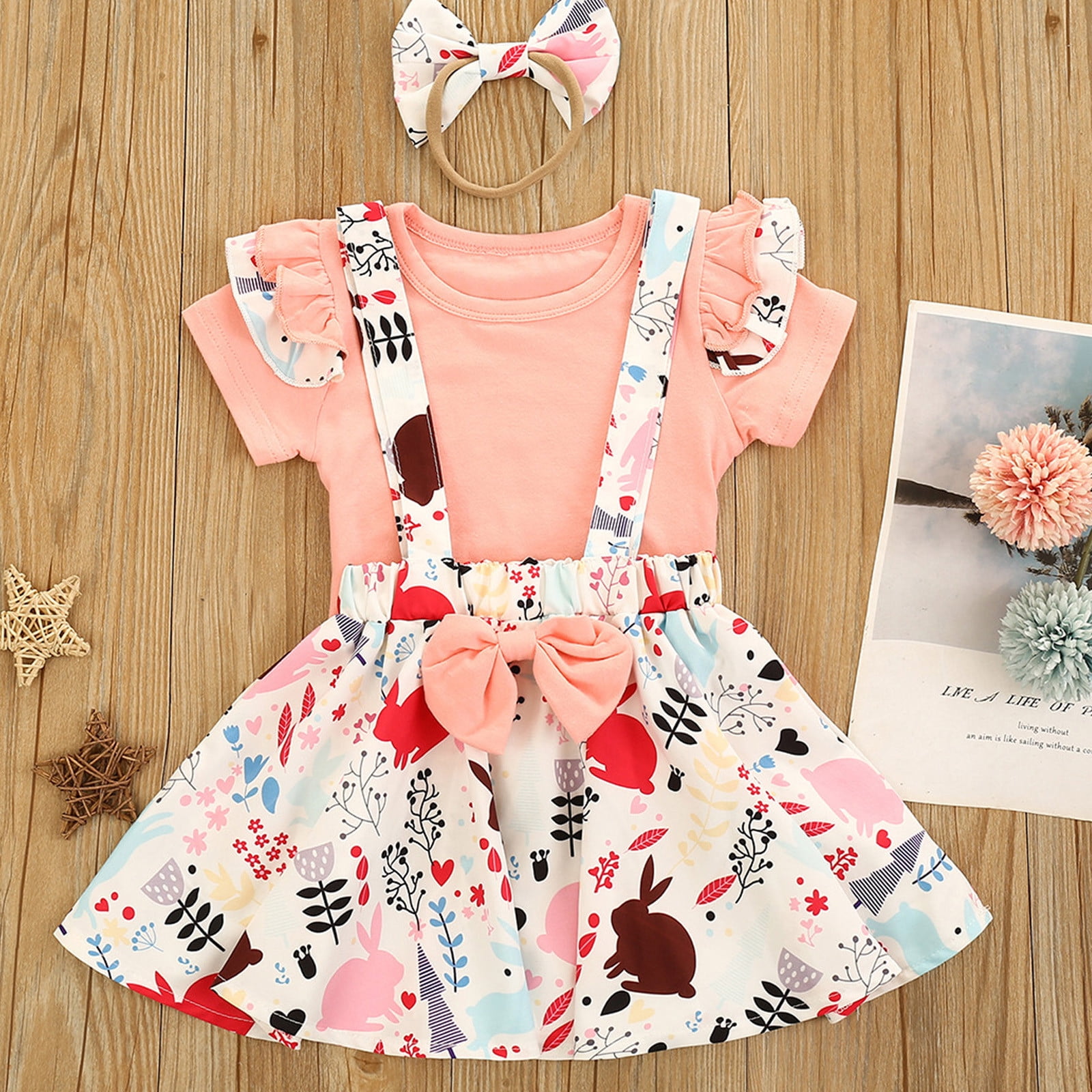 Rovga Dresses For Girls Toddler Kids Baby Girls Clothes Summer