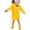 Yellow, variant on Kids Hooded Button Down Long Jacket Bow Rainwear Lightweight Raincoat Women Lightweight Shawl Wrap Red,2-3 Year