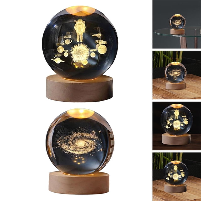 2 × Luces nocturnas Salvador Adorno de noche decorativo planetario LED Luz de noche