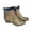 Green, variant on Women's Lace Up Ankle Boots Low Block Heel Boho Pattern Comfortable Boho Booties for Fall Winter