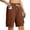 Brown|#2, variant on Women's 7" Hiking Cargo Shorts Lightweight Quick Dry Ladies Summer Shorts with Zipper Pockets for Travel Golf, Limited Time Clearance Under 10 Dollars SA-458
