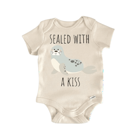 Seal Sea Lion Newborn Baby Bodysuit