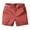 Red, variant on Men's Cotton 5 Inseam Shorts Casual Classic Fit Summer Twill Cargo Chino Golf Dress Short with Pockets