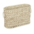 thumbnail image 1 of WIFKLSIIPG Toilet Paper Storage Toilet Paper for Bathroom Storage Toilet Paper Holder Stand Toilet Paper Organizer for 6 Wicker Storage Standing(White), 1 of 4
