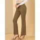 thumbnail image 4 of Pantalones Acampanados De Pana Vintage Allegra K Para Mujer Cintura Alta Marrón L, 4 of 6