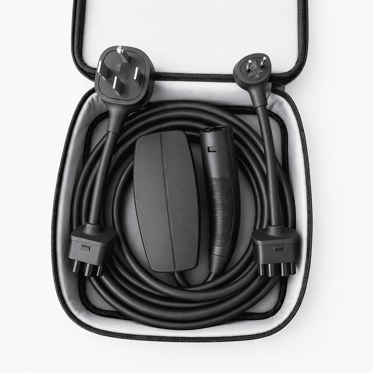 Tesla, Mobile Connector, Portable EV NACS Level 2 Charger, 20ft
