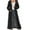 Black, variant on Women's Casual Long Sleeve Split Open Cardigan, Knit Long Cardigan Sweaters with Pockets Fall Fashion 2024
