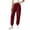 Wine #279, variant on Women's Jogger Pants Drawstring Elastic Waist Loose Fit Solid Color Casual Sweatpants Lounge Pants with Pockets