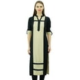 thumbnail image 1 of Phagun Kurta Droite à Panneaux en Rayonne pour Femmes, Tunique Blouse Décontractée d'Été, 1 of 7