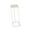 White, variant on hejhncii Iron Garbage Collector Can with Stable Antiskid Bottom Trash Bag Holder Rack