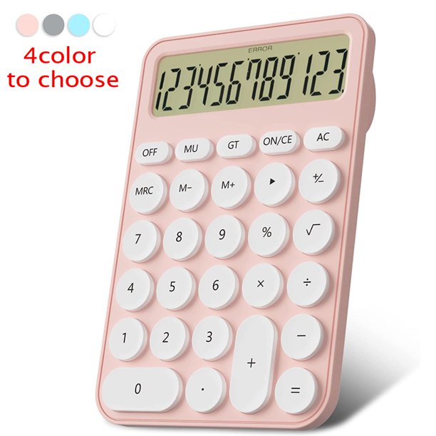 Calculators 12 Digit Desk Calculator Large Display Clearly, Great