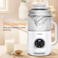 thumbnail image 3 of Haysky 10-in-1 Nut Milk Maker, 40oz Automatic Homemade Soy Milk Maker Machine for Oat Milk, Nutmilk, Juice, Grains with Delay Start/Boil Water/Keep Warm/Auto-Clean, White, 3 of 8