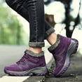 thumbnail image 7 of Lopsie Women Mid Hiking Boots Outdoor Waterproof Non Slip Backpacking Trekking Shoes, 7 of 7