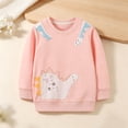 thumbnail image 2 of Nwiuh Toddler Boys Girls Christmas Sweatshirt Long Sleeve Baby Santa Claus Sweaters Xmas Winter Clothes 1-7T (White, 1-2 Years), 2 of 6