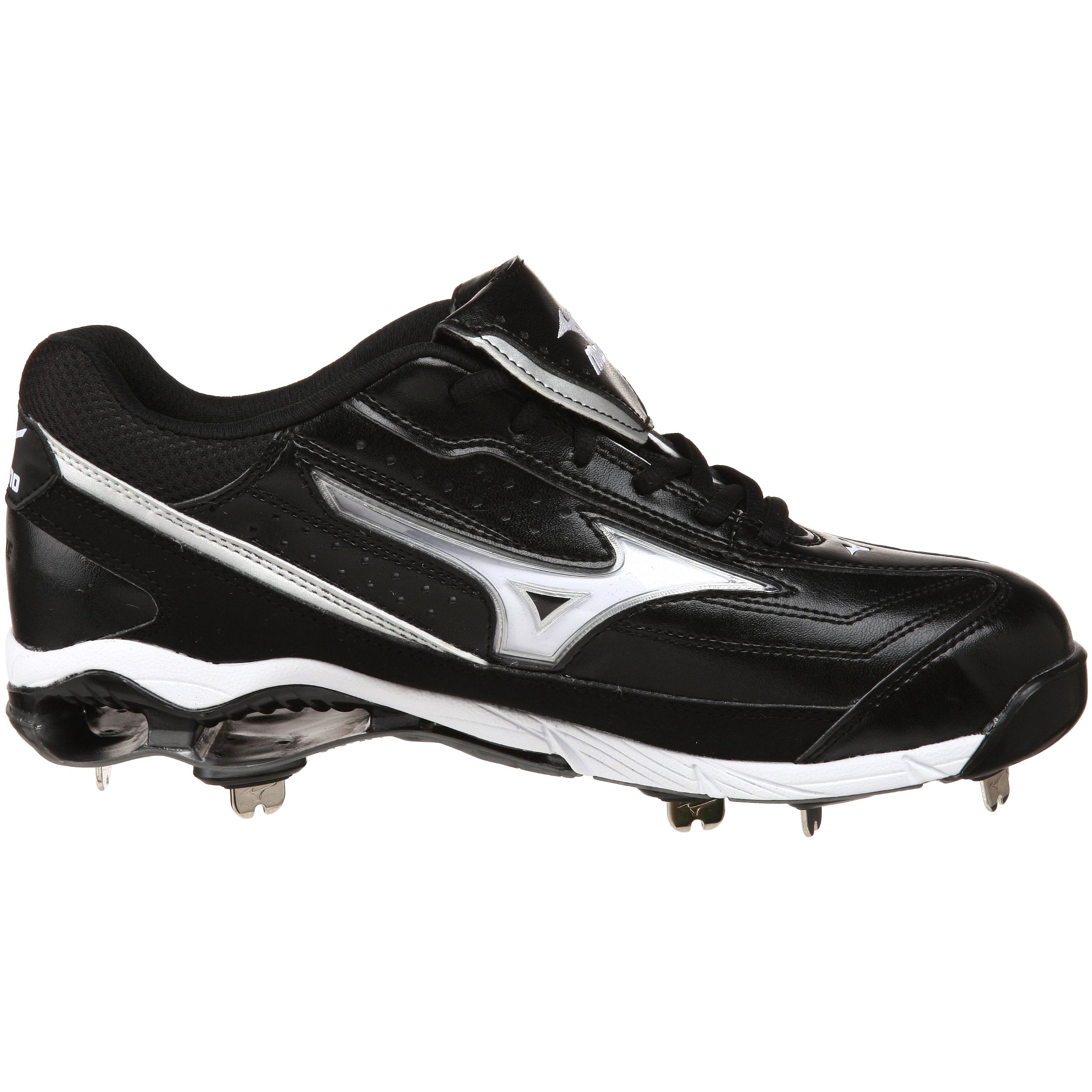 Mizuno Mens Size 13 Classic G6 9 Spike Wave Tech Metal Leather Baseball Cleats 