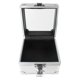 thumbnail image 2 of Caja de exhibición de relojes con 1 ranura, elegante y portátil para hombres. Plata, 2 of 9