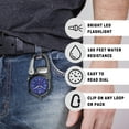 thumbnail image 3 of Dakota Mini Clip Microlight, Quality Pocket and Fob Watch, Outdoor Gifts for Men, Use for Fishing Hunting, and More, LED Flashlight, Clip on Watch, 3 of 9