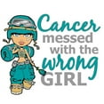 thumbnail image 3 of CafePress - Combat Girl Ovarian Cancer - Women's Dark Pajamas, 3 of 4