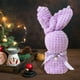 thumbnail image 5 of Bunny Accompaniment Return Gift Pineapple Warp Knit Towel, Pineapple Warp Knit Towel, soft plush design, tropical fruit pattern, absorbent microfiber fabric, foldable travel size, for beach, 5 of 9