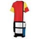 thumbnail image 4 of Vestido de bolsillo suelto My Mondrian, vestidos africanos para mujer, vestido de noche para mujer, 4 of 6