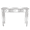 Silver | A, variant on GZXS 3-Drawer Mirrored Desk, Vanity Dressing Table, Multifunctional Home Office Desk for Bedroom, Living Room, Hallway, Silver