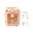 thumbnail image 3 of CoreLiving Large Plastic Pencil Holder for Desk Cute Pink Pen Organizer Cup Kawaii Office Accessories Stationery Storage Container for Makeup Brushes Markers, 3 of 10