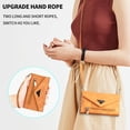 thumbnail image 4 of Wallet Case for iPhone 14 Pro Max for Women, Shoulder Crossbody Purse Handbag Neck Strap Lanyard Cover with ID Card Holder Phone Case for iPhone 14 Pro Max XK Brown, 4 of 9