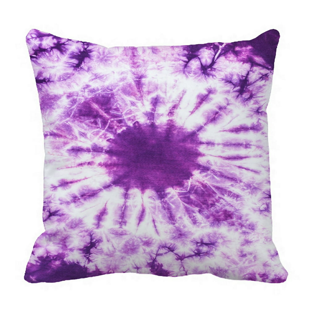 ECZJNT Purple tie dye batik Pillow Case Pillow Cover Cushion Cover
