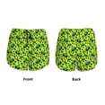 thumbnail image 3 of Rateoe Frogs Printed 2 in 1 Women's Workout Shorts for Athletic Gym Running Shorts with Phone Pockets-Medium, 3 of 7