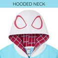 thumbnail image 4 of Marvel Spider-Man Spider-Gwen Ghost Spider Fleece Matching Family Zip Up Cosplay Hoodie Adult, 4 of 5