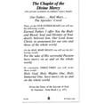 thumbnail image 2 of The Chaplet of the Divine Mercy holy card - laminated - Pack of 25, 2 of 2