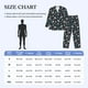 thumbnail image 4 of Balery Space Pijama para Hombre de Dos Piezas con Manga Larga, Conjunto de Dormir y Descanso Suave con Bolsillos-Large, 4 of 7