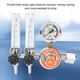 thumbnail image 4 of Reductor De Presión De Argón, Regulador De Presión Aleación De Zinc De Ahorro De Energía Para Equipos De Soldadura Fugacal Dual Tube Argon Pressure Regulator, 4 of 8