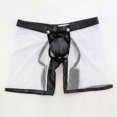 thumbnail image 3 of Men's Everyday Wearable Low Rise Bikini Briefs with Breathable and Striped Design for Daily Comfort and All-Season Use, 3 of 4