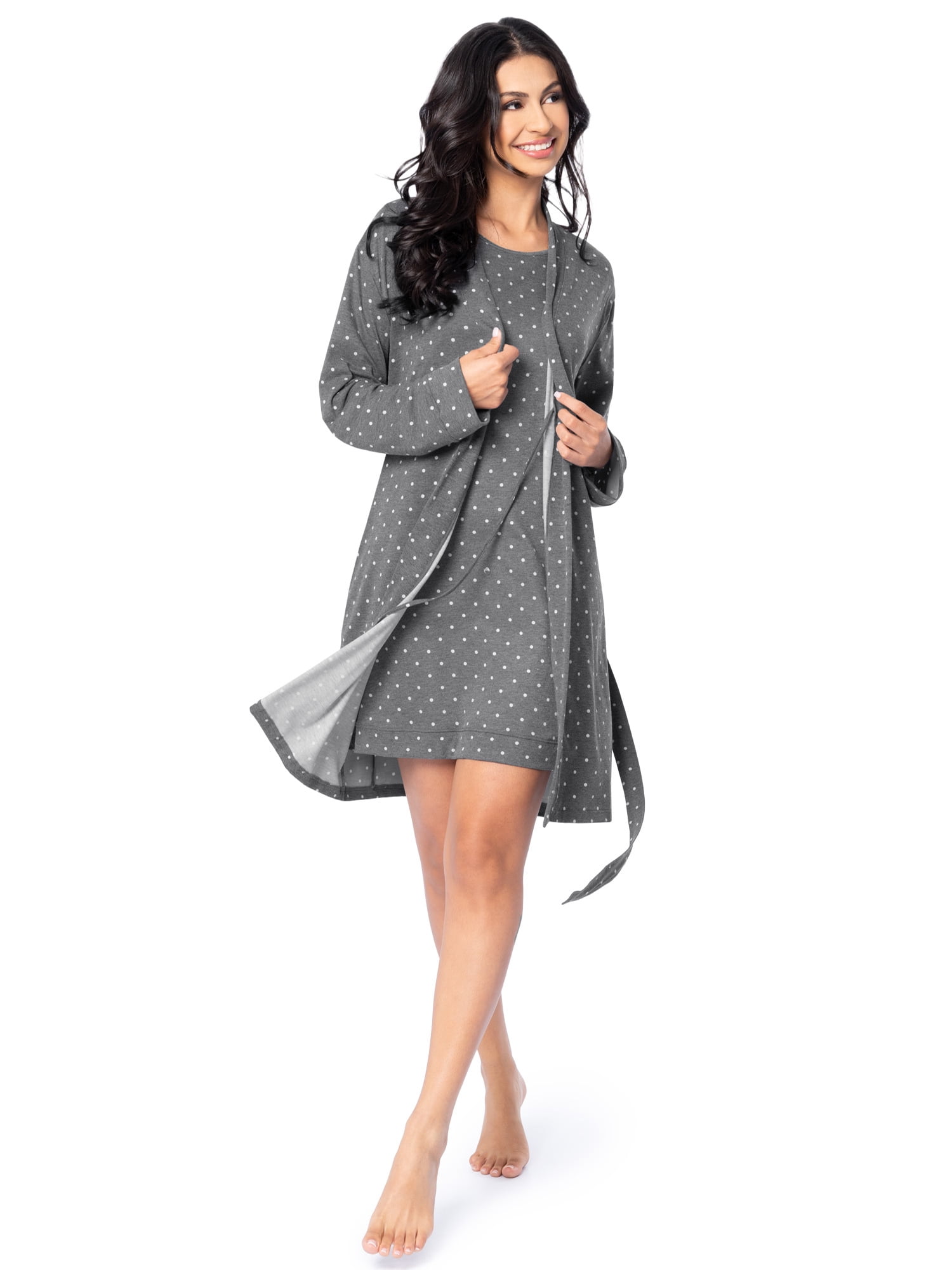 Fruit of the Loom Women's Breathable Robe, Sizes S-3X
