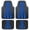 Black with Blue accents, variant on Auto Drive 4-Piece Black & Red All-Weather Rubber Floor Mat Set – Heavy Duty Universal Trim-to-Fit Car, Suv & Truck Mats