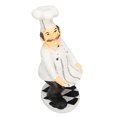 thumbnail image 4 of Escultura de Chef ANGGREK Figura de Chef Francesa 28x12,5x11 Cm, 4 of 7