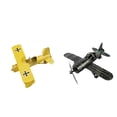 thumbnail image 1 of Mostrar Modelo De Avión Para Niños Adultos Aviones De Combate De Hierro Fundido A Presión Amarillo / Negro Macarena Simulación de avión fundido a presión, 1 of 8